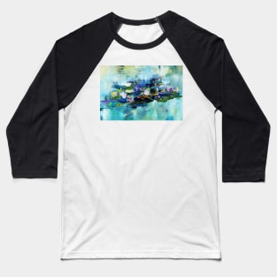 Lily Pond - morning - close up 1 Baseball T-Shirt